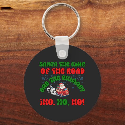 Weihnachtsstrasse Weihnachten Feiertag Schlüsselanhänger (Vorderseite)