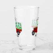 Weihnachtsstraßen-Lkw-Glashütte Glas (Links)