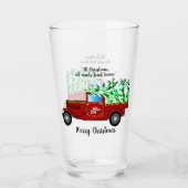 Weihnachtsstraßen-Lkw-Glashütte Glas (Vorderseite)