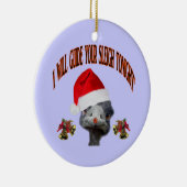 WeihnachtsStrauß Keramik Ornament (Rechts)