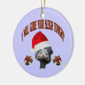 WeihnachtsStrauß Keramik Ornament (Links)