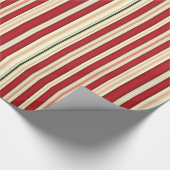Weihnachtsstreifen-19-GIFT-WRAPPING-PAPIER Geschenkpapier (Ecke)