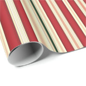Weihnachtsstreifen-19-GIFT-WRAPPING-PAPIER Geschenkpapier (Rolleneckpunkt)