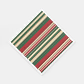 Weihnachtsstreifen-24-Papier Napkins Serviette (Ecke)