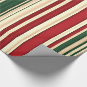 Weihnachtsstreifen-6-GIFT-WRAPPING-PAPIER Geschenkpapier (Ecke)