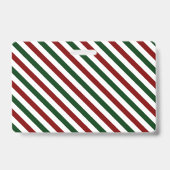 Weihnachtsstreifen Ausweis (Rückseite)