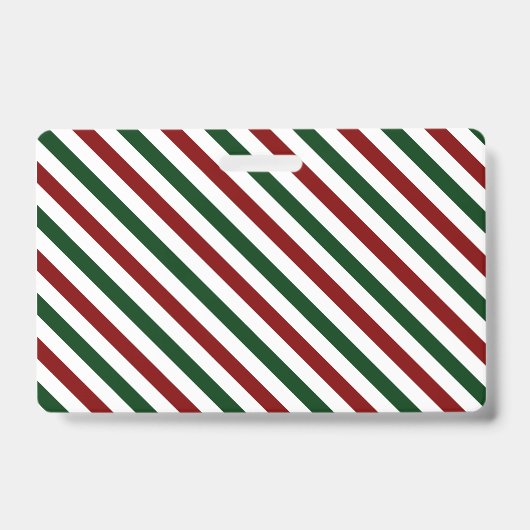Weihnachtsstreifen Ausweis (Vorderseite)