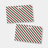 Weihnachtsstreifen Ausweis (Vorder- & Rückseite)