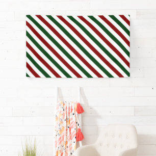 Weihnachtsstreifen Banner