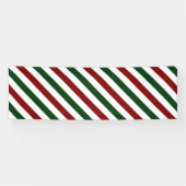 Weihnachtsstreifen Banner (Horizontal)