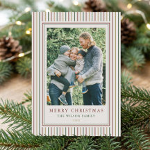 Weihnachtsstreifen Ein Foto