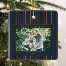 Weihnachtsstreifen Ein Foto