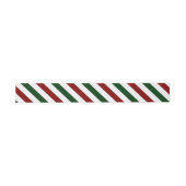 Weihnachtsstreifen Einladungsbanderole (Flach)