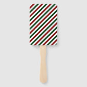 Weihnachtsstreifen Fächer (Rückseite)