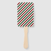 Weihnachtsstreifen Fächer (Vorderseite)