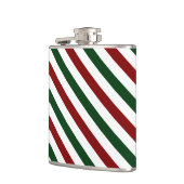 Weihnachtsstreifen Flachmann (Links)