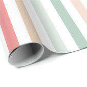 Weihnachtsstreifen Geschenkpapier (Rolleneckpunkt)