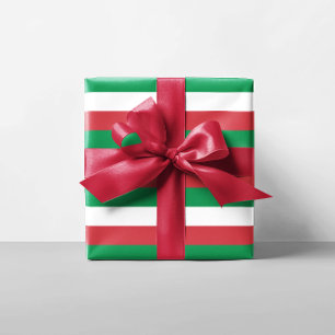 Weihnachtsstreifen Geschenkpapier