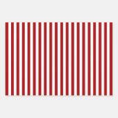 Weihnachtsstreifen Geschenkpapier Set (Vorderseite 3)