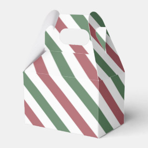 Weihnachtsstreifen Geschenkschachtel