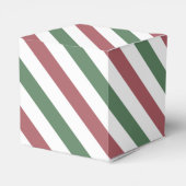 Weihnachtsstreifen Geschenkschachtel (Rückseite)