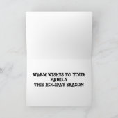 Weihnachtsstreifen Karte (Innenseite)