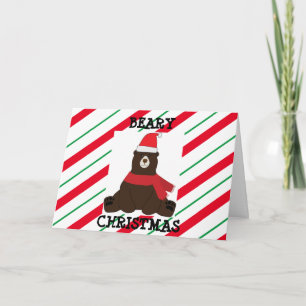 Weihnachtsstreifen Karte