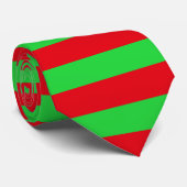 Weihnachtsstreifen Krawatte (Gerollt)