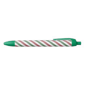Weihnachtsstreifen Kugelschreiber (Oberseite)