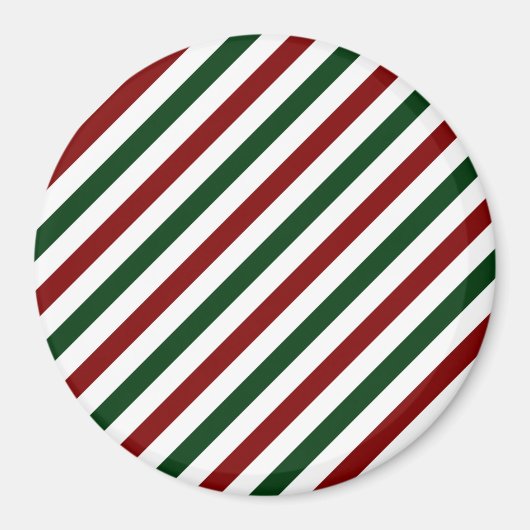 Weihnachtsstreifen Magnet (Vorne)
