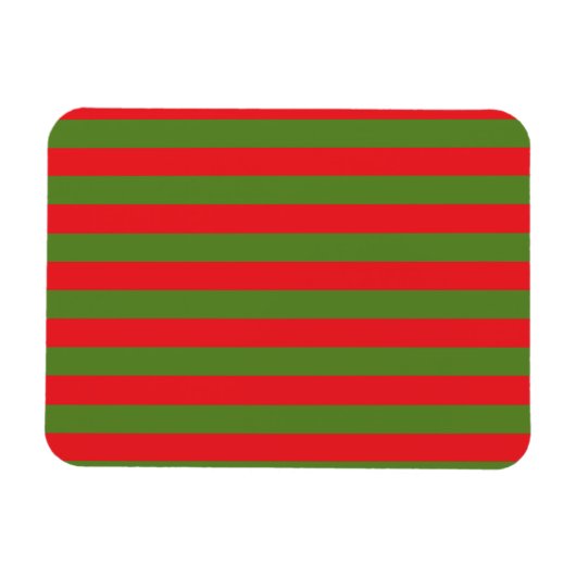 Weihnachtsstreifen Magnet (Horizontal)