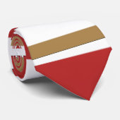 Weihnachtsstreifen mit Nutcracker-Design Krawatte (Gerollt)