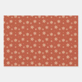 Weihnachtsstreifen Rot und Grün Geschenkpapier Set (Vorderseite 3)