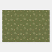 Weihnachtsstreifen Rot und Grün Geschenkpapier Set (Vorderseite 2)