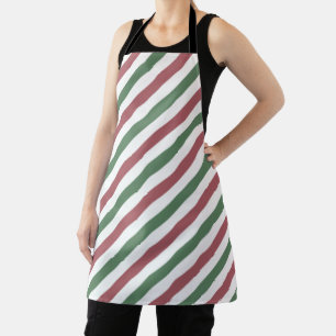 Weihnachtsstreifen Schürze