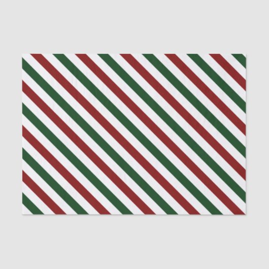 Weihnachtsstreifen Seidenpapier (Vorderseite)