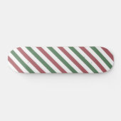 Weihnachtsstreifen Skateboard (Horizontal)
