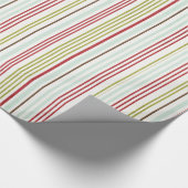 Weihnachtsstreifen Streifen Streifenpapier Geschenkpapier (Ecke)