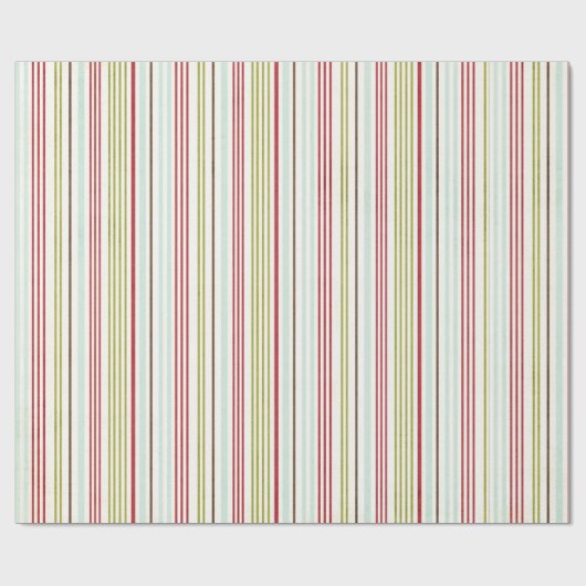 Weihnachtsstreifen Streifen Streifenpapier Geschenkpapier (Flach)