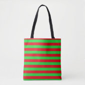 Weihnachtsstreifen Tasche (Vorderseite)