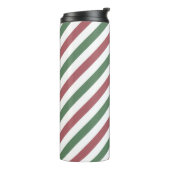 Weihnachtsstreifen Thermosbecher (Nach links gedreht)