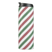 Weihnachtsstreifen Thermosbecher (Nach rechts gedreht)