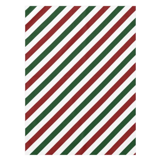 Weihnachtsstreifen Tischdecke (Vorderseite)
