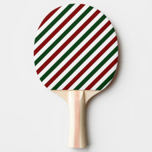 Weihnachtsstreifen Tischtennis Schläger