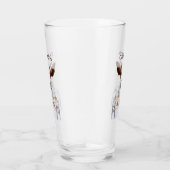 Weihnachtsstrickjacke-Kuh | addieren Ihren Namen Glas (Rechts)