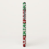 Weihnachtsstrickjacke-Schneeflocke iPhone Fall Case-Mate iPhone Hülle (Hinten/Links)