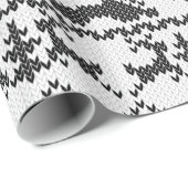 Weihnachtsstrickjacke-Strick-Art Bigfoots Geschenkpapier (Rolleneckpunkt)