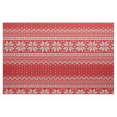 Weihnachtsstrickjacke-strickendes Muster - ROT Stoff (Fat Quarter (45,7 x 55,9 cm))