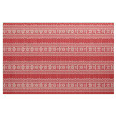 Weihnachtsstrickjacke-strickendes Muster - ROT Stoff (Yard (91,4 cm))