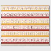 Weihnachtsstrickjackeentwurfs-Lech-Packpapier Geschenkpapier (Flach)